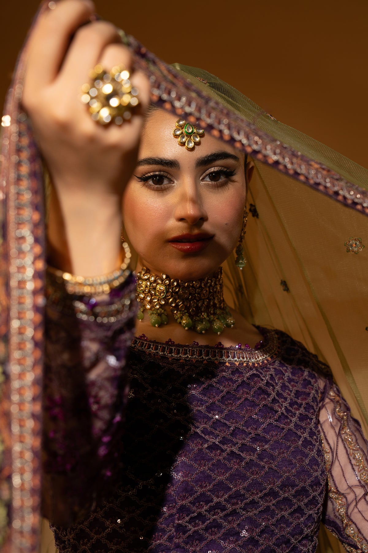 Hem-Stitch Luxury Unstitched Wedding Collection – Rani-05