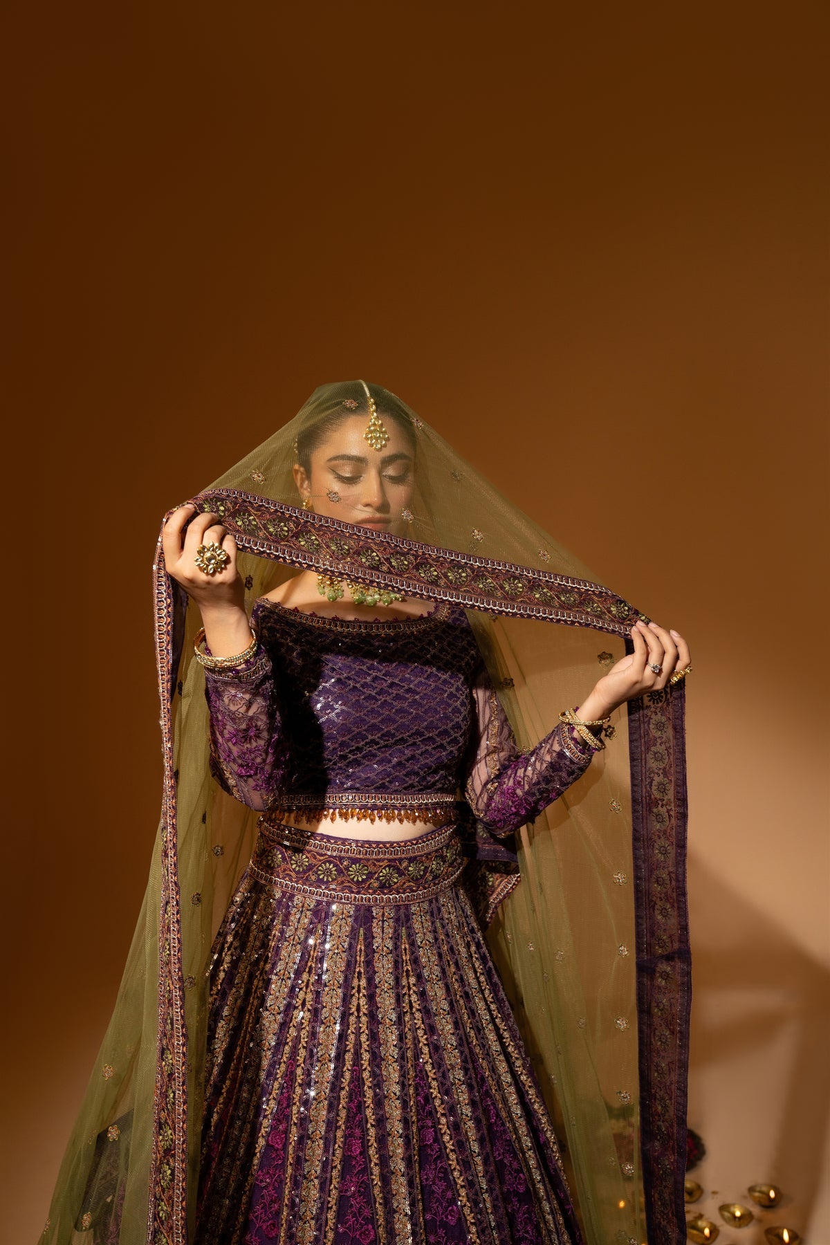 Hem-Stitch Luxury Unstitched Wedding Collection – Rani-05