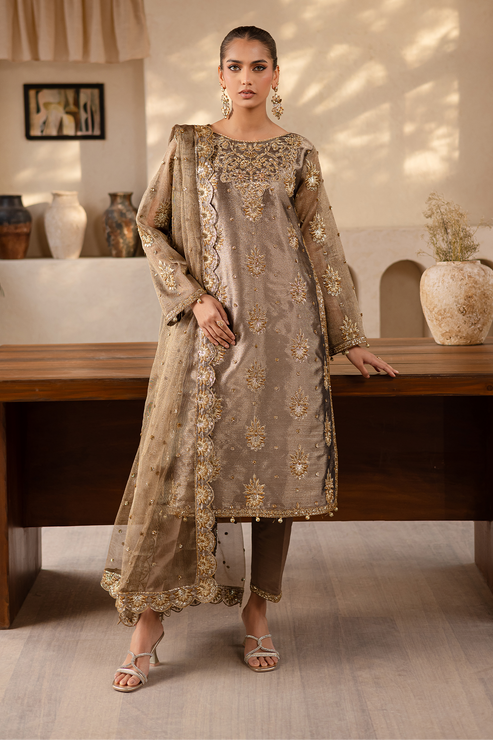 Suave by Emaan Adeel Embroidered Zari Mysuri Suits Unstitched 3 Piece EA25LF Raveen – Formals Collection