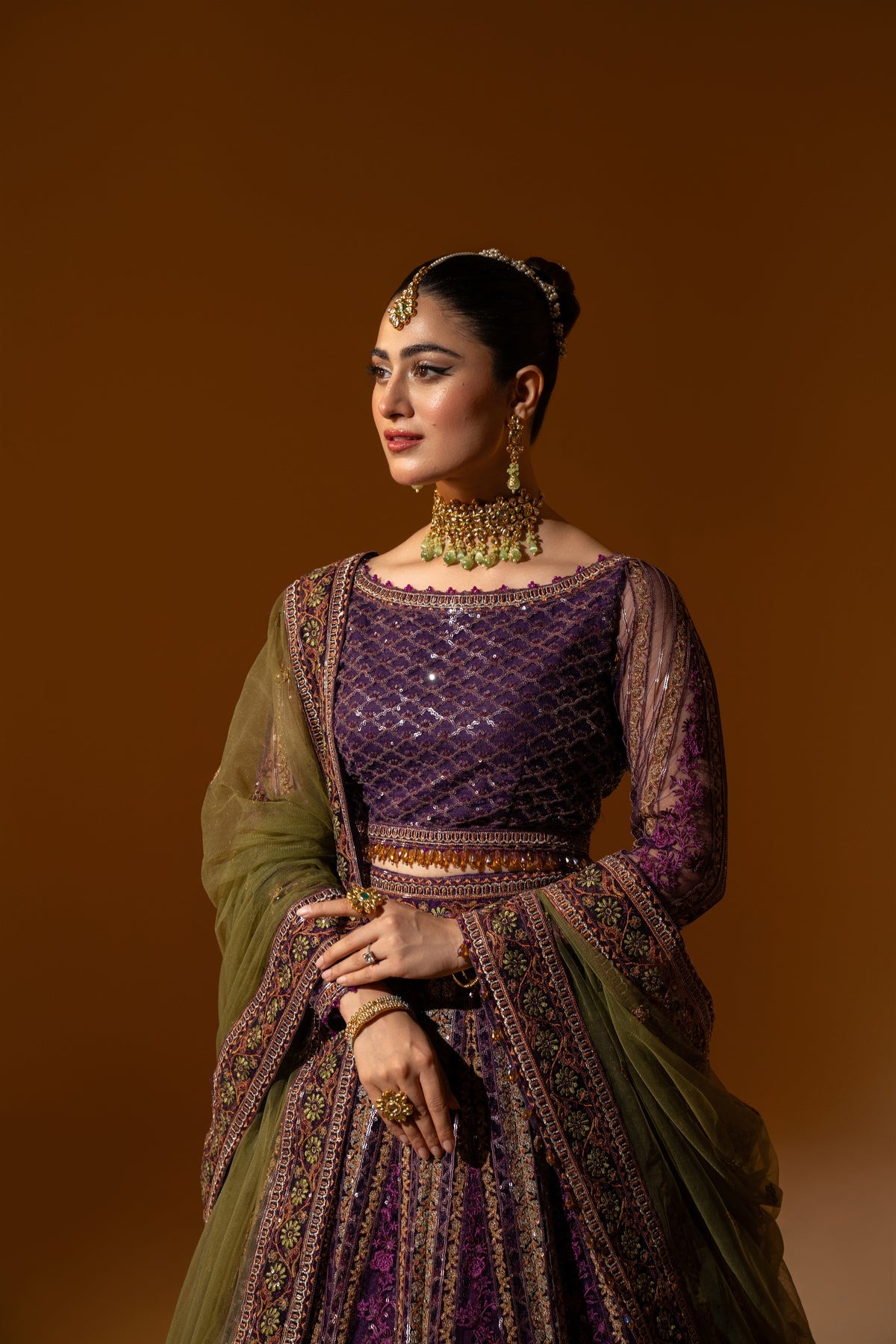 Hem-Stitch Luxury Unstitched Wedding Collection – Rani-05