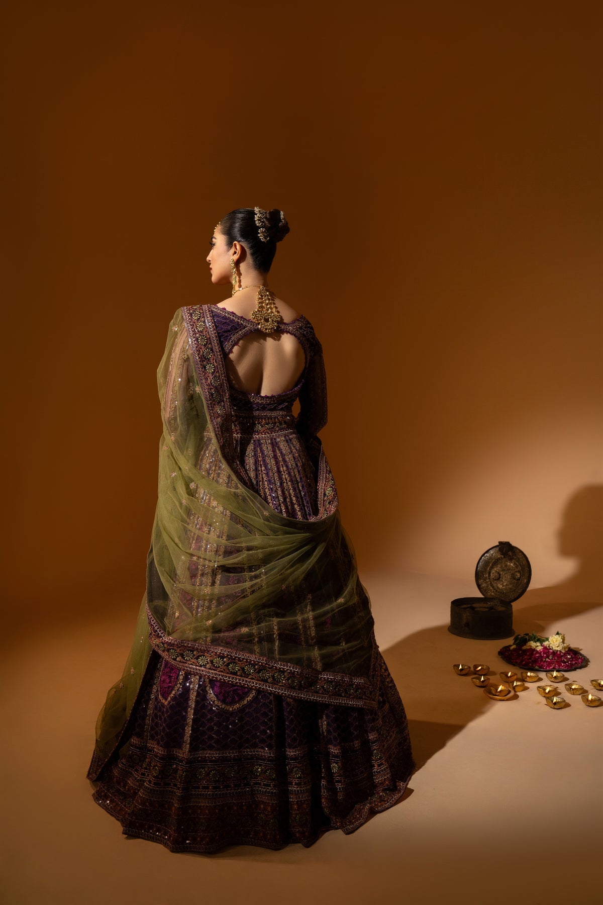 Hem-Stitch Luxury Unstitched Wedding Collection – Rani-05