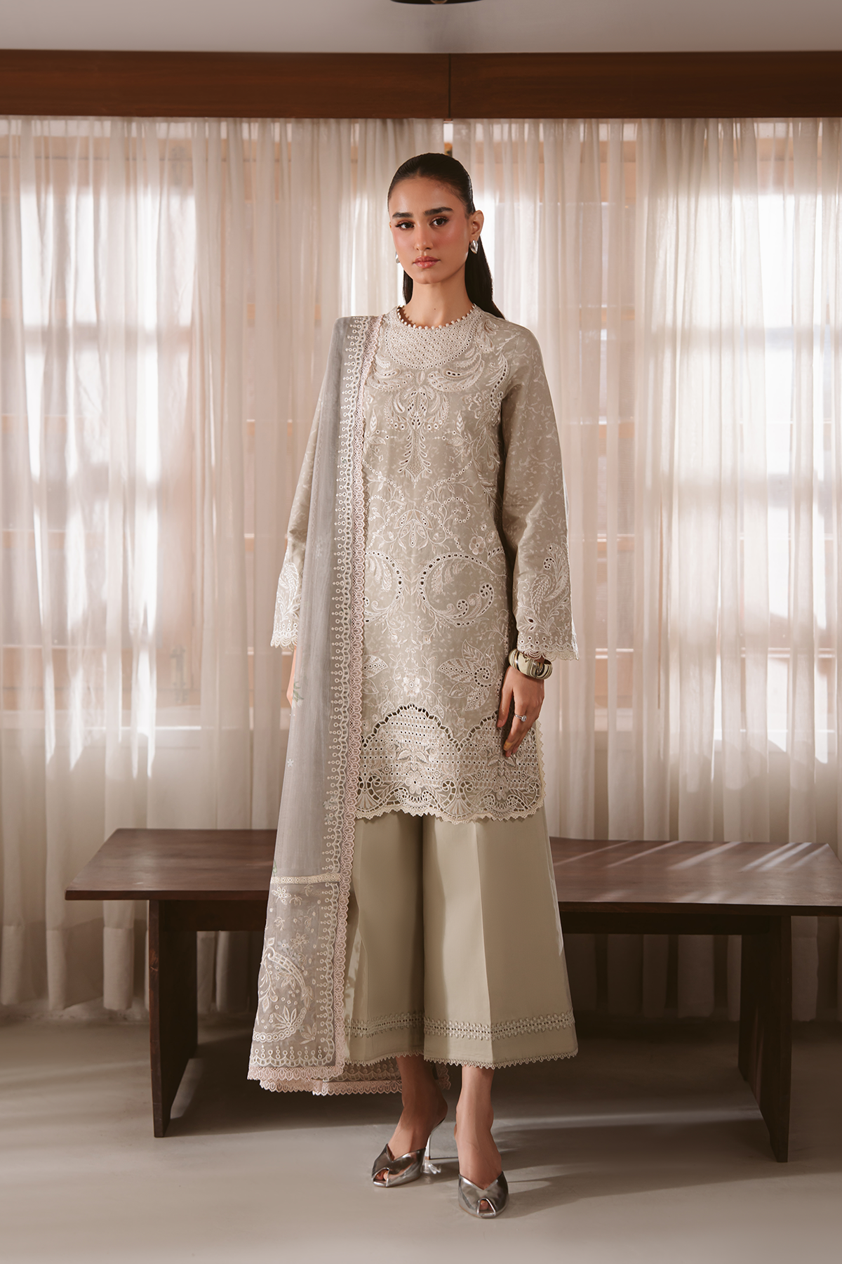 Serein By Ayzel Embroidered Lawn Suit Unstitched 3 Piece SAY26R VEYLIN – Summer Collection