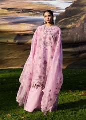 Zan by Hussain Rehar Unstitched Embroidered Lawn 3 Piece Suit HR26UZF Elfa D-112 – Festive Collection