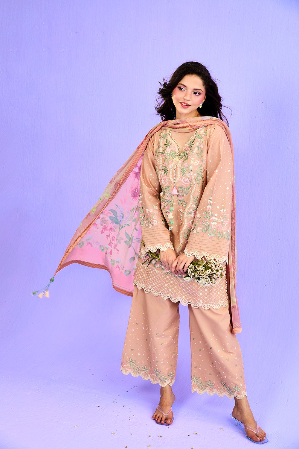 Sobia Nazir Vital Luxury Embroidered Lawn Suit Unstitched 3 Piece SN26UVL 5B – Summer Collection