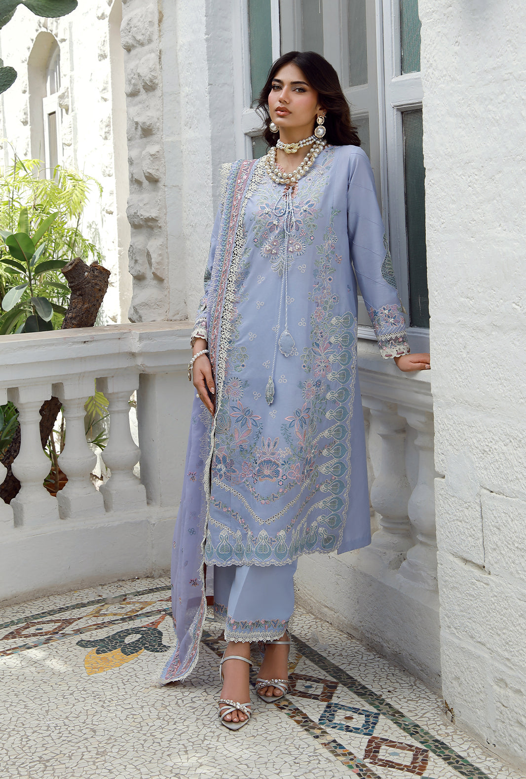 AJR – Signature Luxury Lawn Embroidered (Stitched) Collection’36 – Velia
