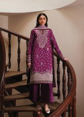 Florette by Afrozeh Unstitched Embroidered Lawn 3 Piece Suit AF26UFL D-09 LILACE – Festive Collection