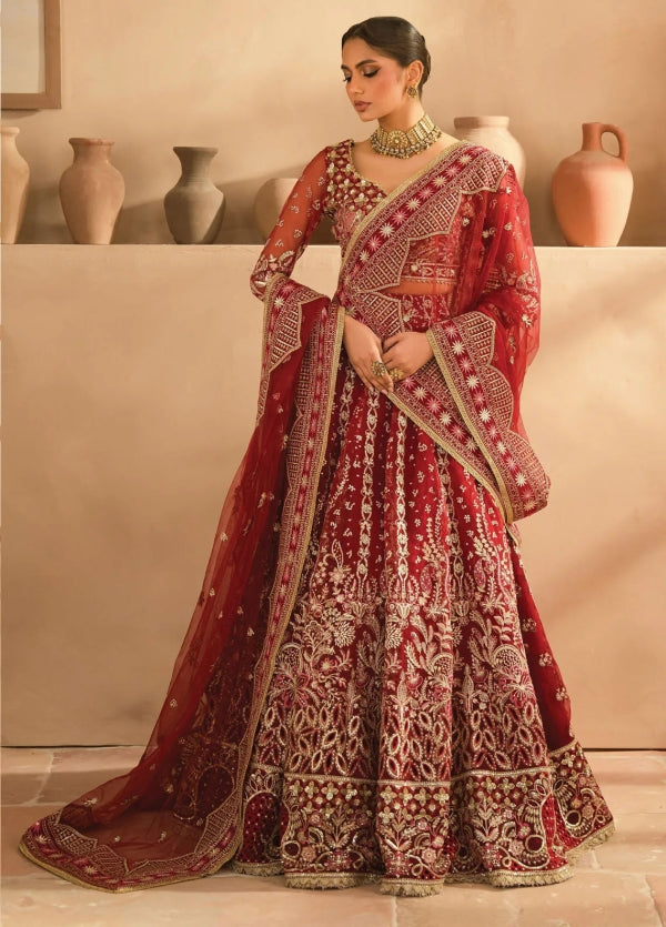 Panache by Ayzel Embroidered Organza Suit Unstitched 3 Piece AAF24PF D-04 Feya – Formals Collection