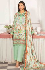 Mausummery Luxury Printed Lawn Unstitched 3 Piece Suit – MUSV2L1 – Jade – Summer Collection