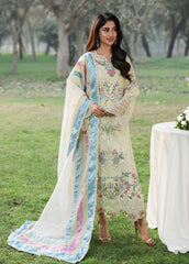 Tales of Petals by Sardinia Unstitched Embroidered Luxury Lawn 3 Pcs Suit SRD26UTP D-3 Daisy Dream – Festive
