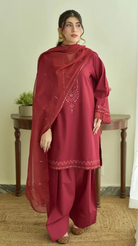 Shaiba Embroidered 3pc