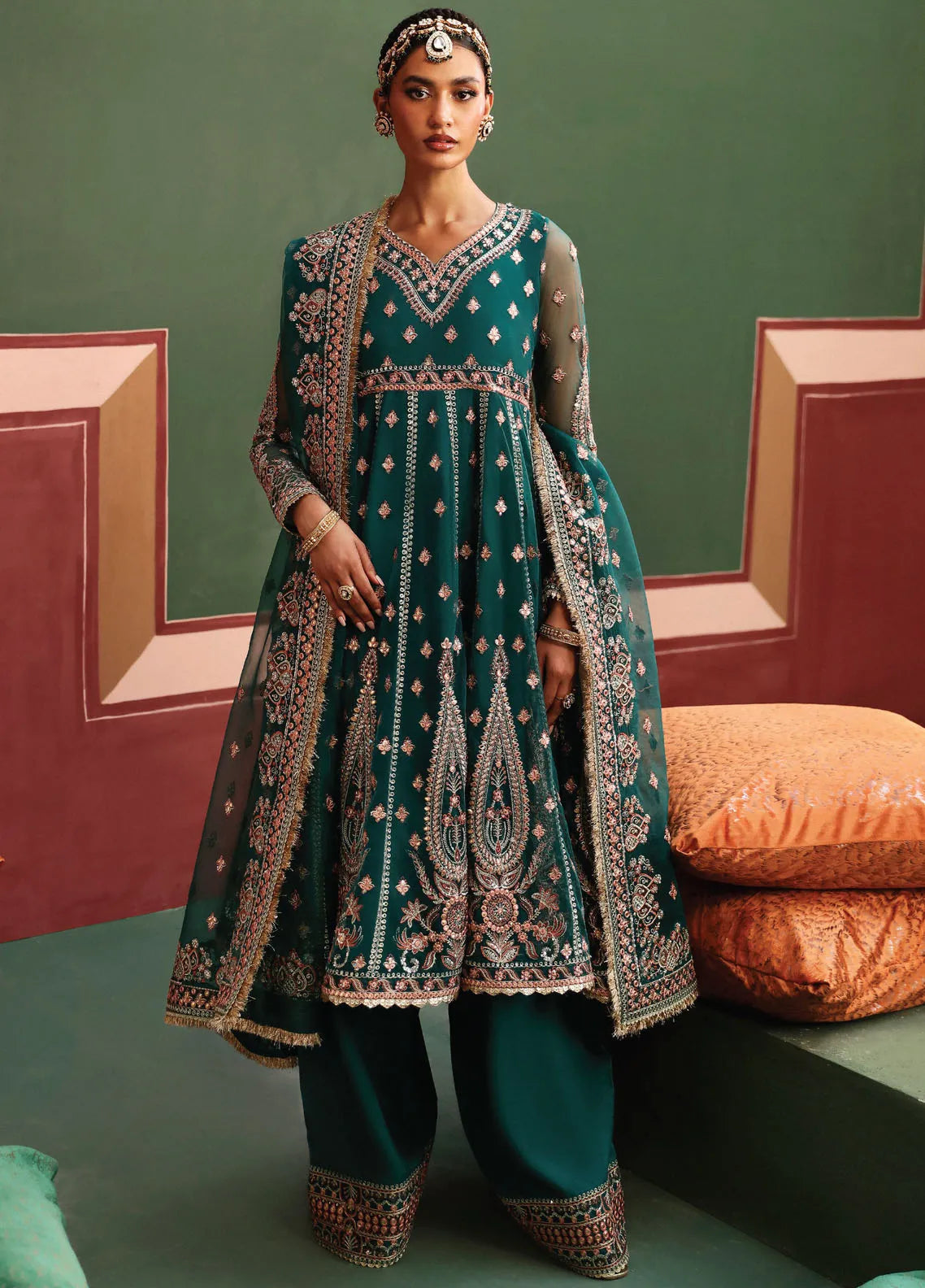 Shehnai By Afrozeh Embroidered Suit Unstitched 3 Piece AF24SW AFS-24-01 Shaista – Formal Collection-