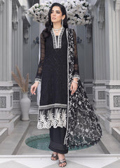 Merakish Luxury Chiffon Embroidered’23 – ST23-MK6 Raven Black