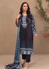 Tawakkal Fabrics Printed Satin Suits Unstitched 3 Piece TWF23ST D-9736 – Winter Collection