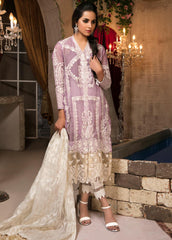 Zardaan – Guzillek Embroidered Khaadi Net Unstitched 3 Piece Suit GZK19ZD 08 Imperial Glow – Luxury Collection