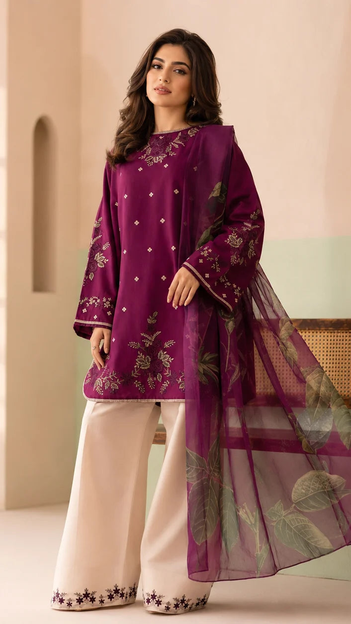 Velza Emb Farshi Shalwar 3pc
