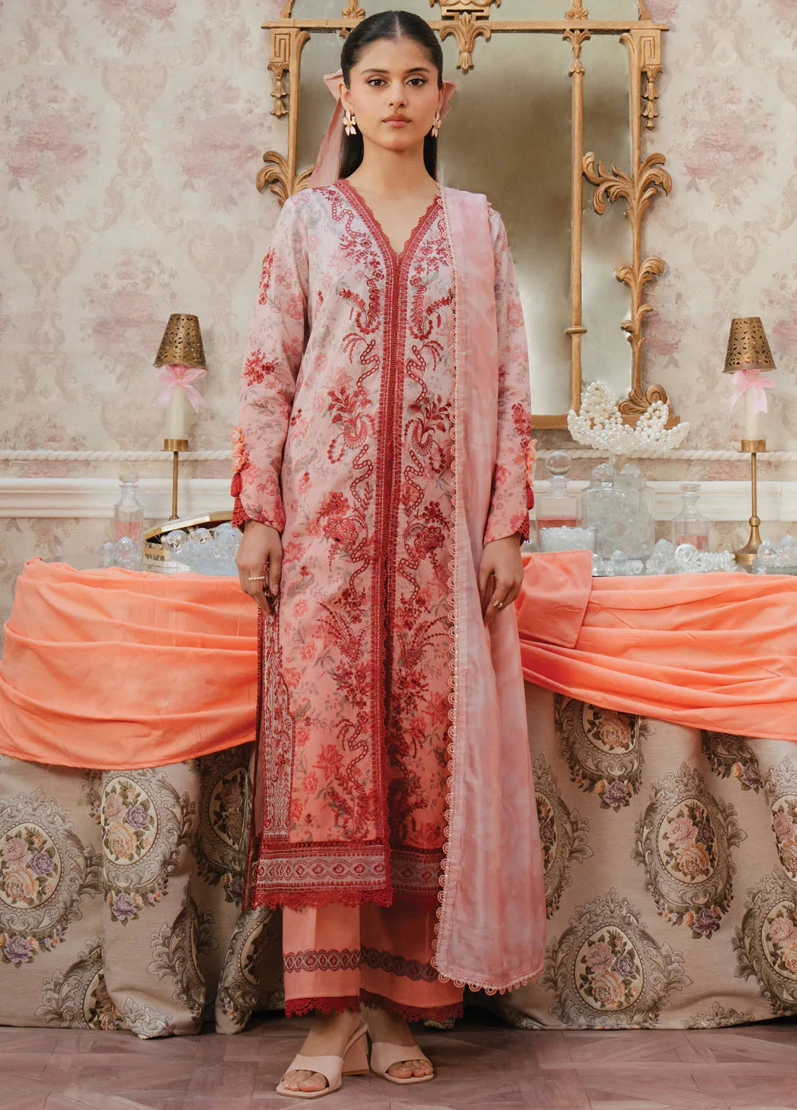 Armelia by Afrozeh Printed Lawn Suits Unstitched 3 Piece AAF25AM D-02 Ayla – Summer Collection