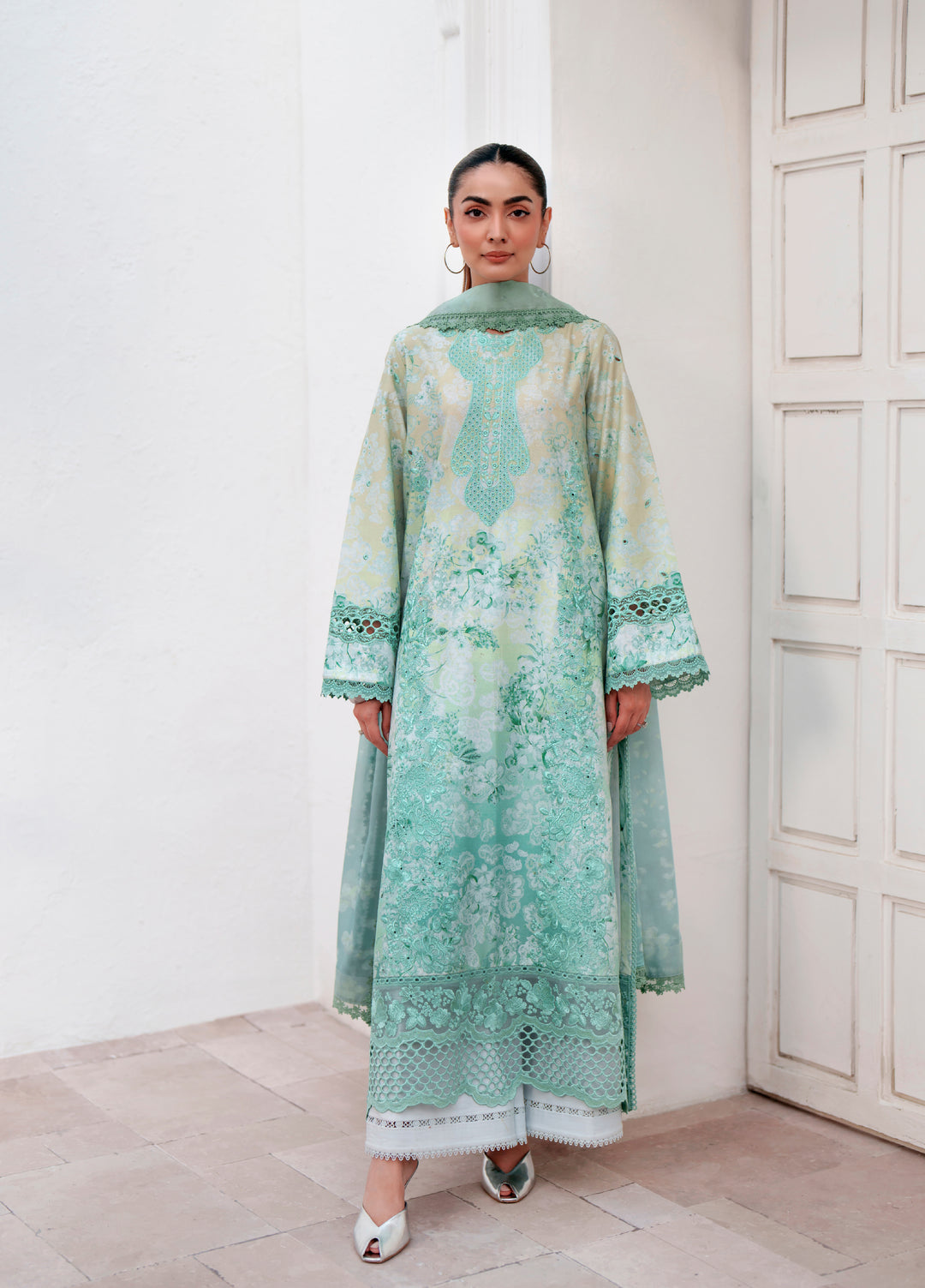 Sunspell by Afrozeh Unstitched Embroidered Lawn 3 Piece Suit AF26USL AURYN ZWU-0116-3PO – Festive Collection