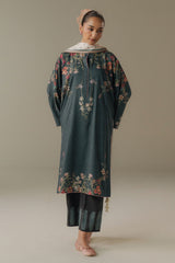 Coco by Zara Shahjahan Prints Unstitched Linen Suits 3 Piece CZS25PW Amber Days D-1B – Winter Collection