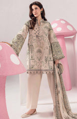 Mbasic by Maria B Unstitched Lawn Embroidered 3 Piece Suit - MBSCL-11A - Summer CollectionMbasic by Maria B Unstitched Lawn Embroidered 3 Piece Suit - MBSCL-11A - Summer Collection