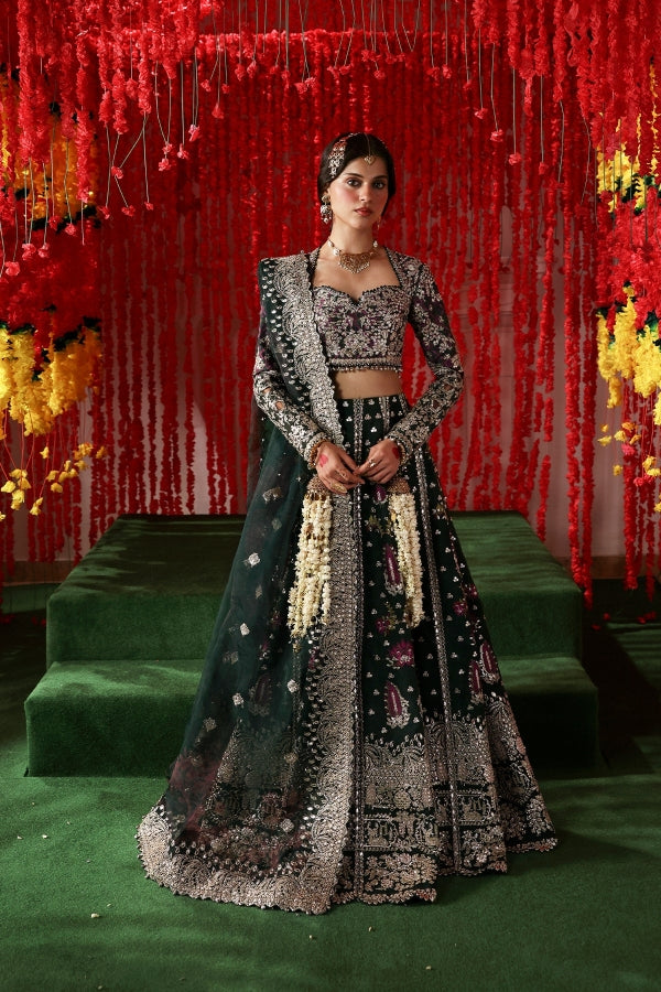 Shehnai By Afrozeh Embroidered Organza Suits Unstitched 3 Piece AF25SA D-01 Shonglam – Wedding Collection