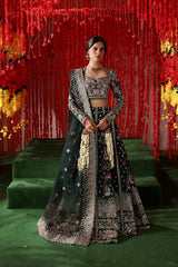Shehnai By Afrozeh Embroidered Organza Suits Unstitched 3 Piece AF25SA D-01 Shonglam – Wedding Collection