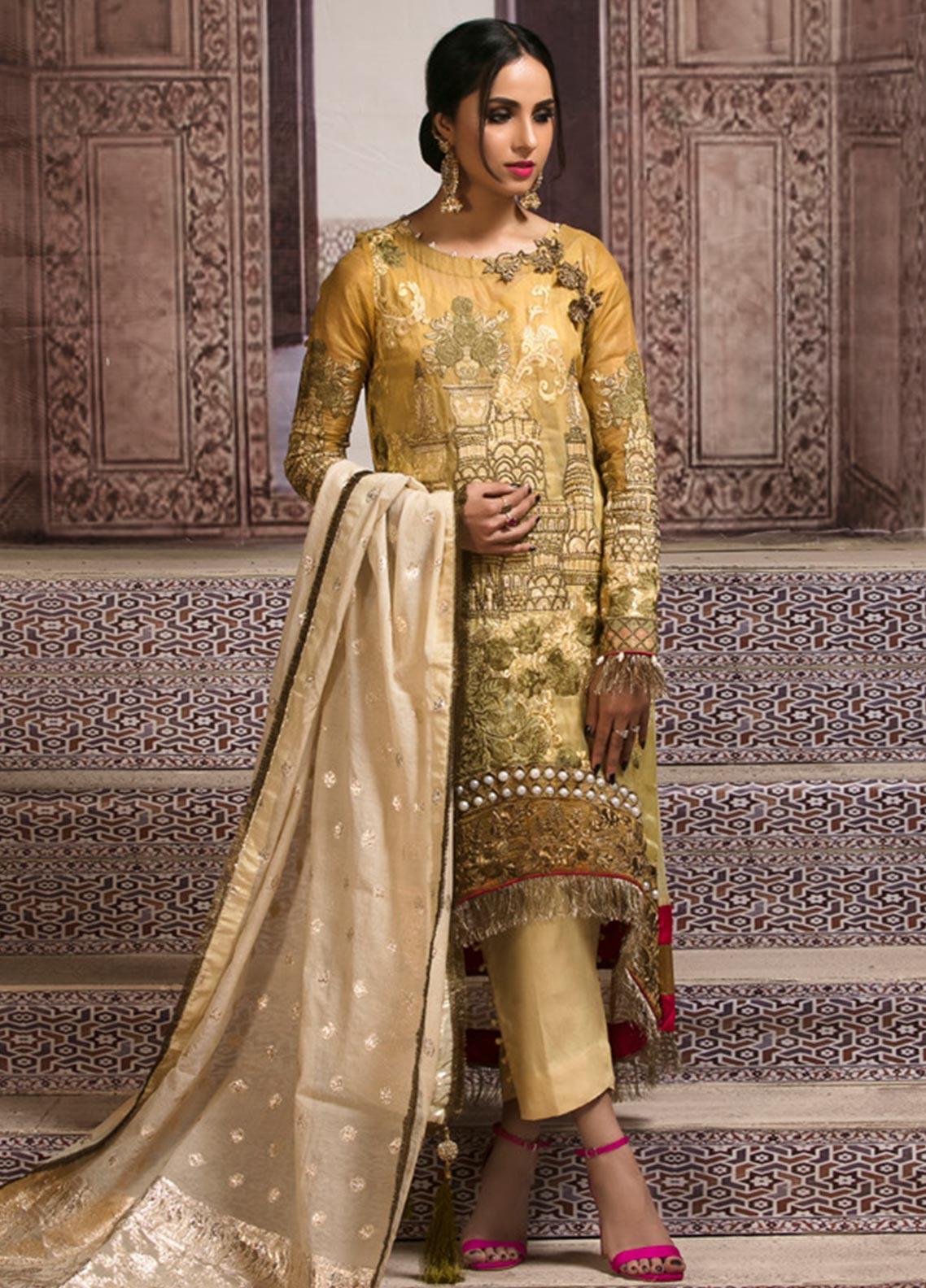 Zardaan – Guzillek Embroidered Missouri Unstitched 3 Piece Suit GZK19ZD 07 New Romantics – Luxury Collection