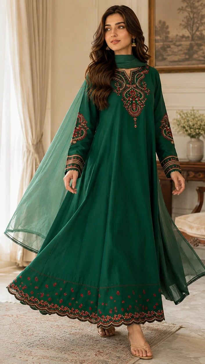 Gulmaan Emb Maxi 3pc