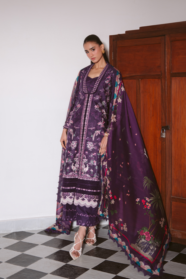 Serein By Ayzel Embroidered Lawn Suit Unstitched 3 Piece SAY26R ISULANE – Summer Collection