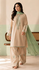 Inzi Embroidered 3pc