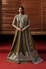 Kaashvi by Ayzel Unstitched Net Embroidered Suits 3 Piece AAF25KW JHANVI AZW-25-V2-06 – Wedding Collection