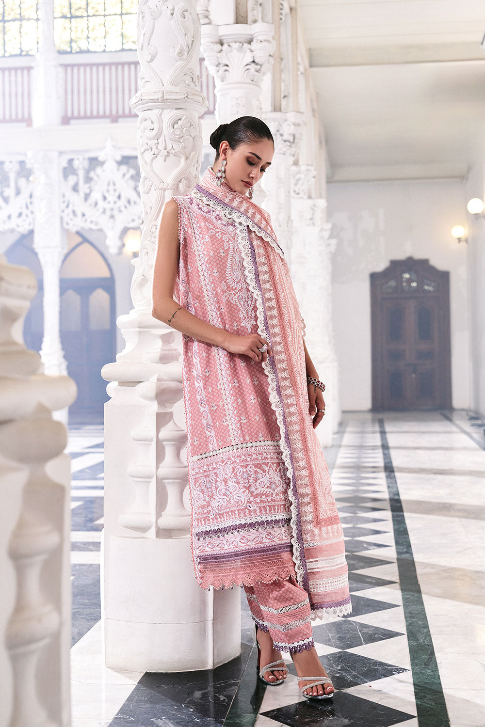 Sobia Nazir Luxury Embroidered Lawn Suit Unstitched 3 Piece SN26LL D-1-A – Summer Collection