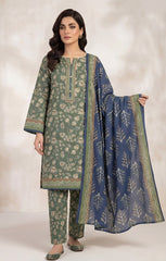 ELEGANT AND SOPHISTICATED ZAYA LAWN 3 PIECE SUMMER WARDROBE.