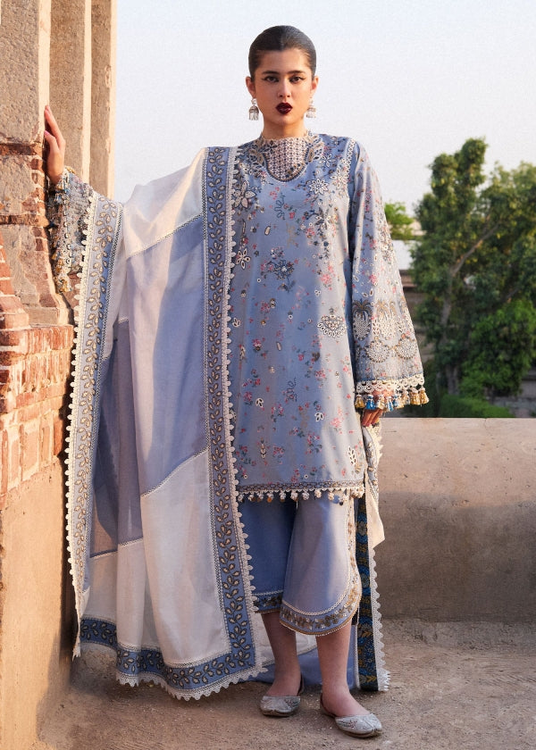 Nirmal by Hussain Rehar Embroidered Lawn Suits Unstitched 3 Piece HRR25NL Fira – Summer Collection