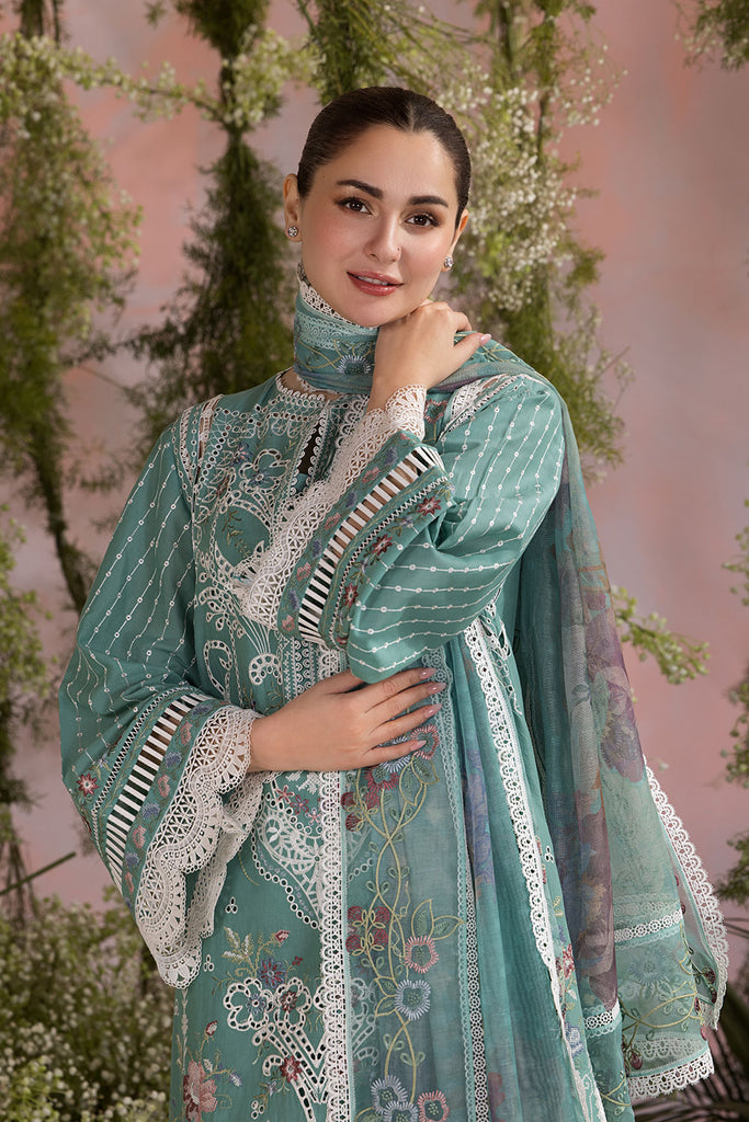 Sobia Nazir Embroidered Lawn Suit Unstitched 3 Piece SN25LL D-5B – Summer Collection