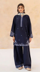 Trop Emb Farshi Shalwar 3pc