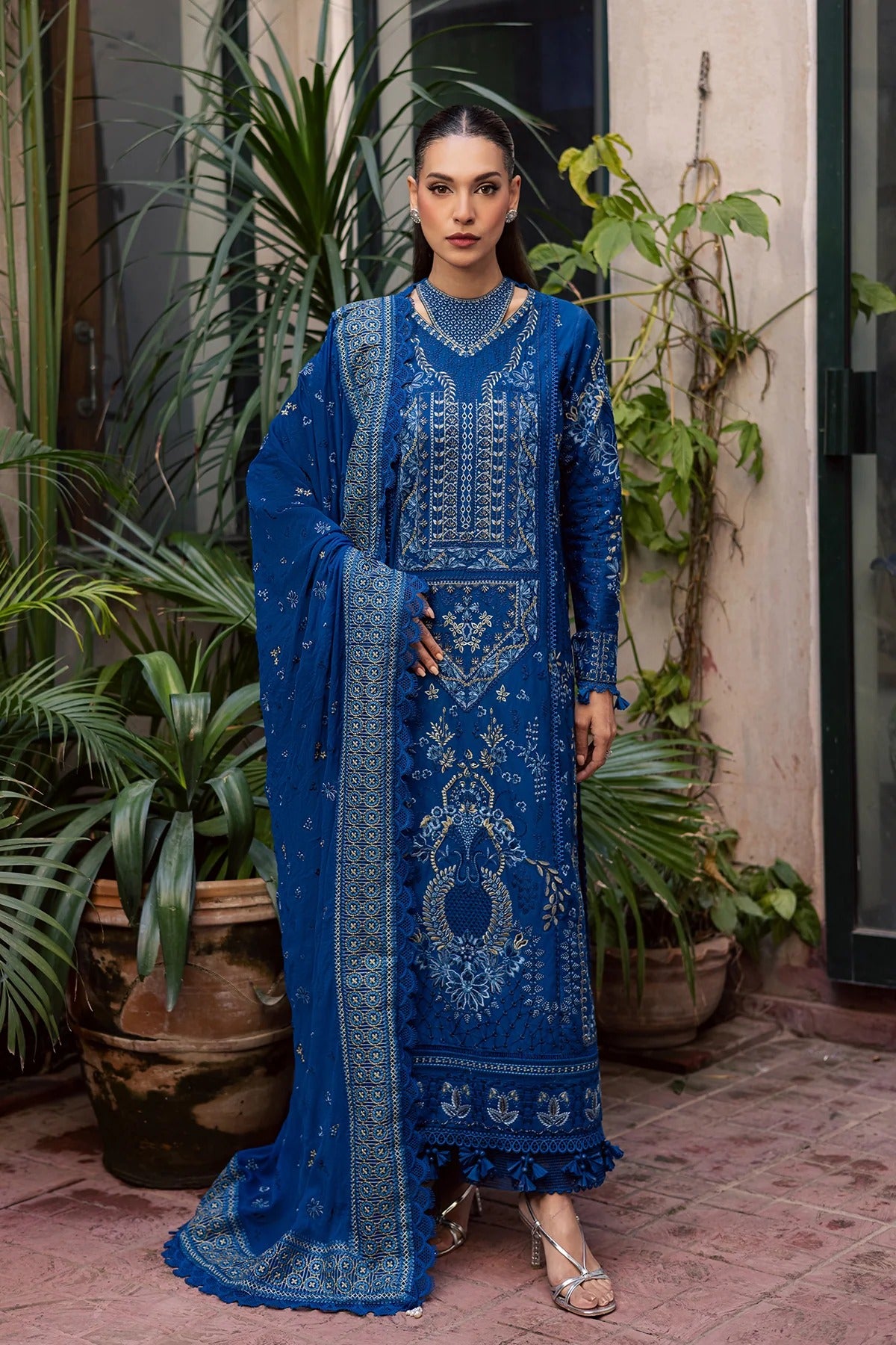 Celia by Zarposh Unstitched Embroidered Luxury Lawn 3 Piece Suit ZR26UCL NYSA – Festive Collection