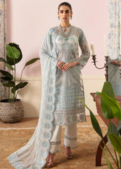 Ayzel By Afrozeh Embroidered Organza Suits Unstitched 3 Piece AAF24TW ADK-V1-07 Viana – Luxury Collection