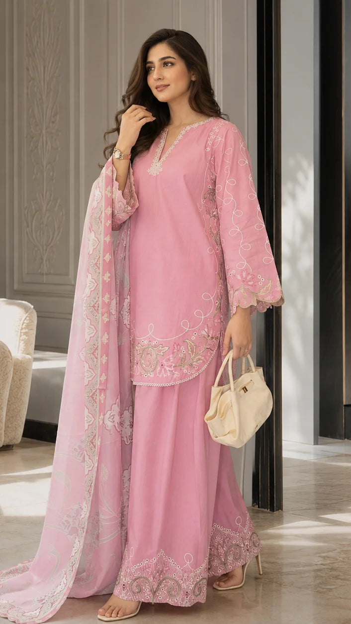 Kiswa Emb Farshi Shalwar 3pc