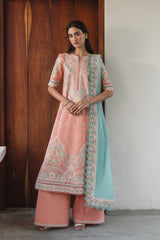 Whisper by Ayzel Unstitched Embroidered Lawn 3 Piece Suit AAF26ULW Dove ZWU-0134-3PO – Eid Collection