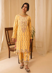 Izabel by Aabyaan Embroidered Linen Suit Unstitched 3 Piece AZ-07 Alara – Winter Collection