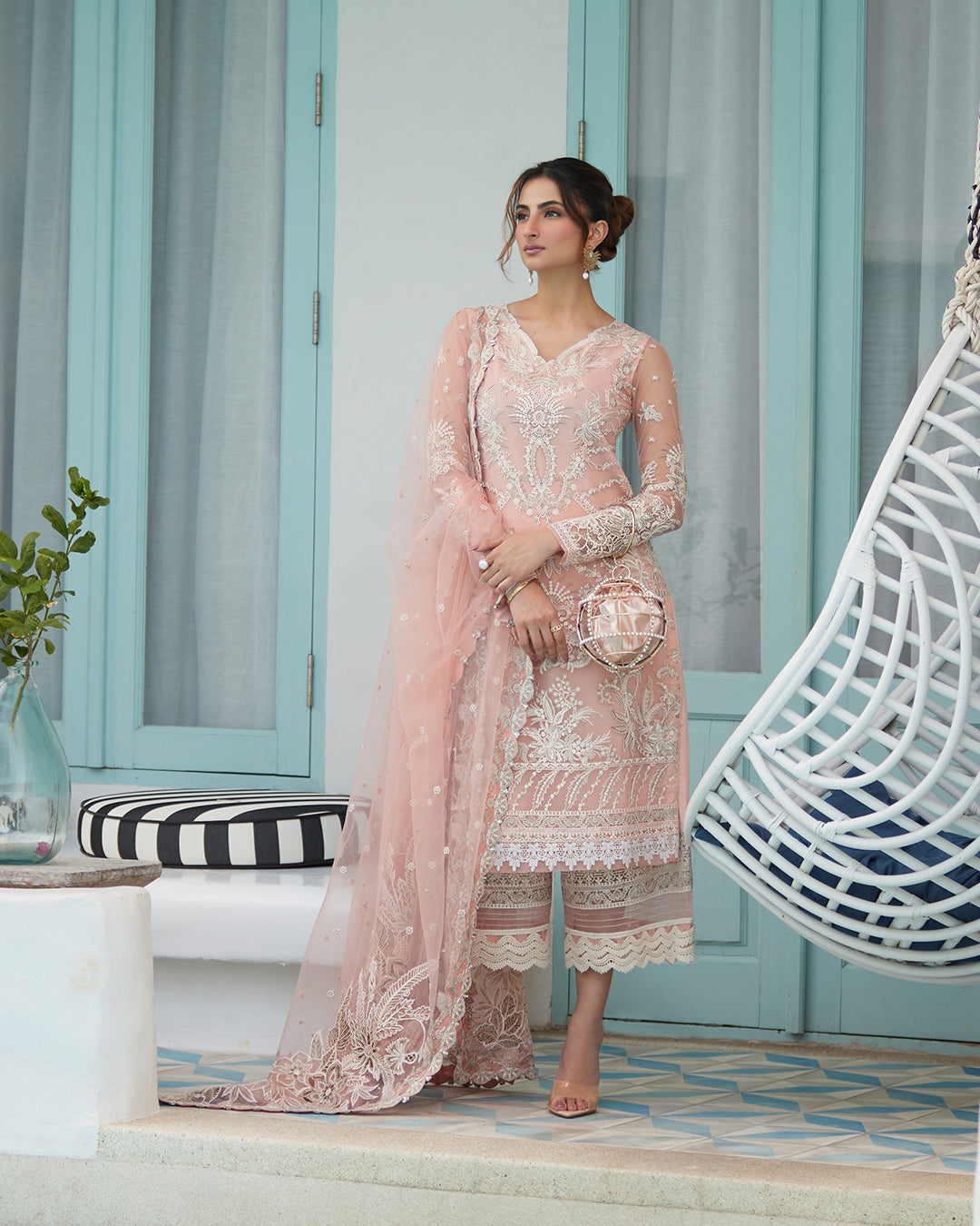 Faiza Saqlain Luxury Lawn Embroidered Suits Unstitched FQL24 – Valetta