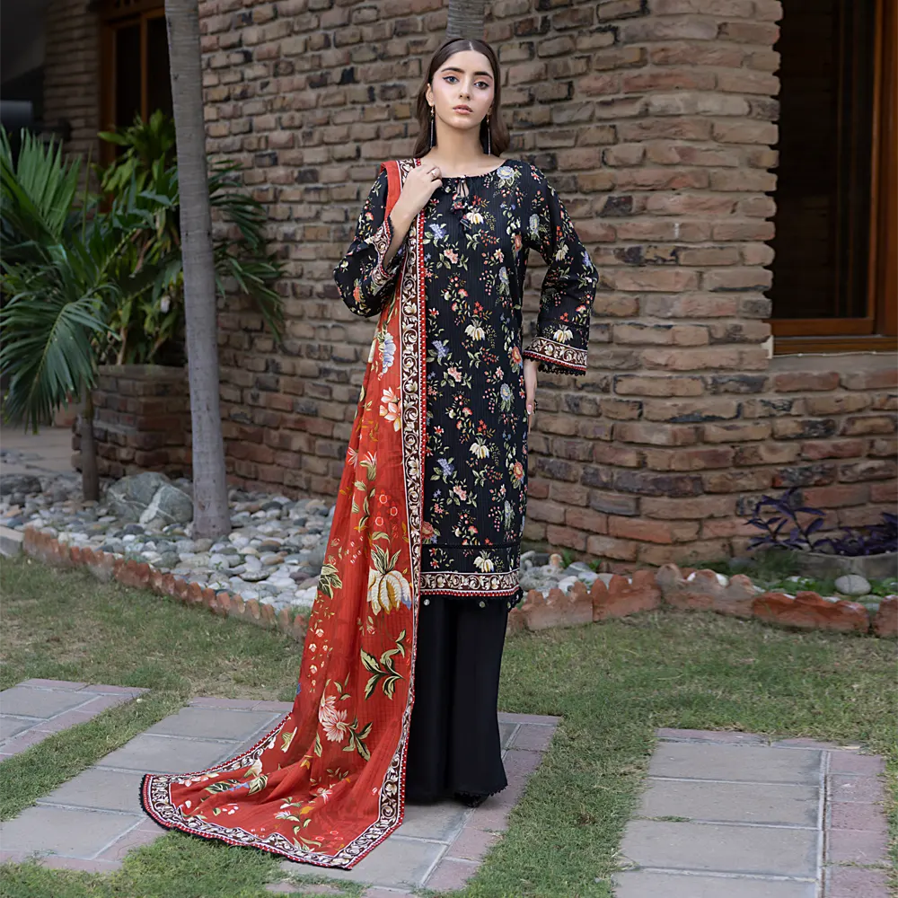 Salina Luxury Khaddar Prints 3Pc Unstitched Collection’25 – SKPCH-1-25-02