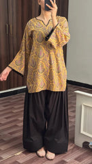 Black Mustard Farshi Shalwar