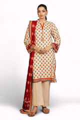 Gulahmed Luxury Linen Prints 3pc Un-stitched Winter Collection’26 – WNS-52025
