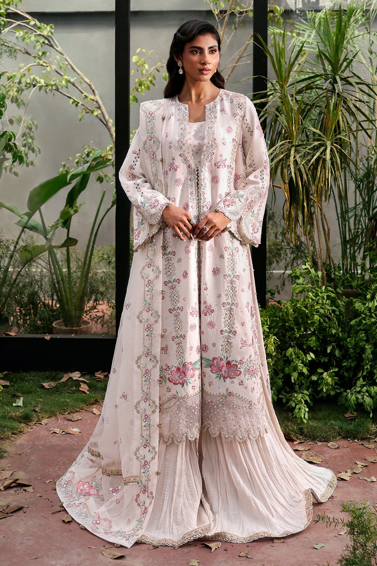 La Fuchsia By Afrozeh Embroidered Raw Silk Suits Unstitched 3 Piece AF25LF D-05 Rue – Formals Collection