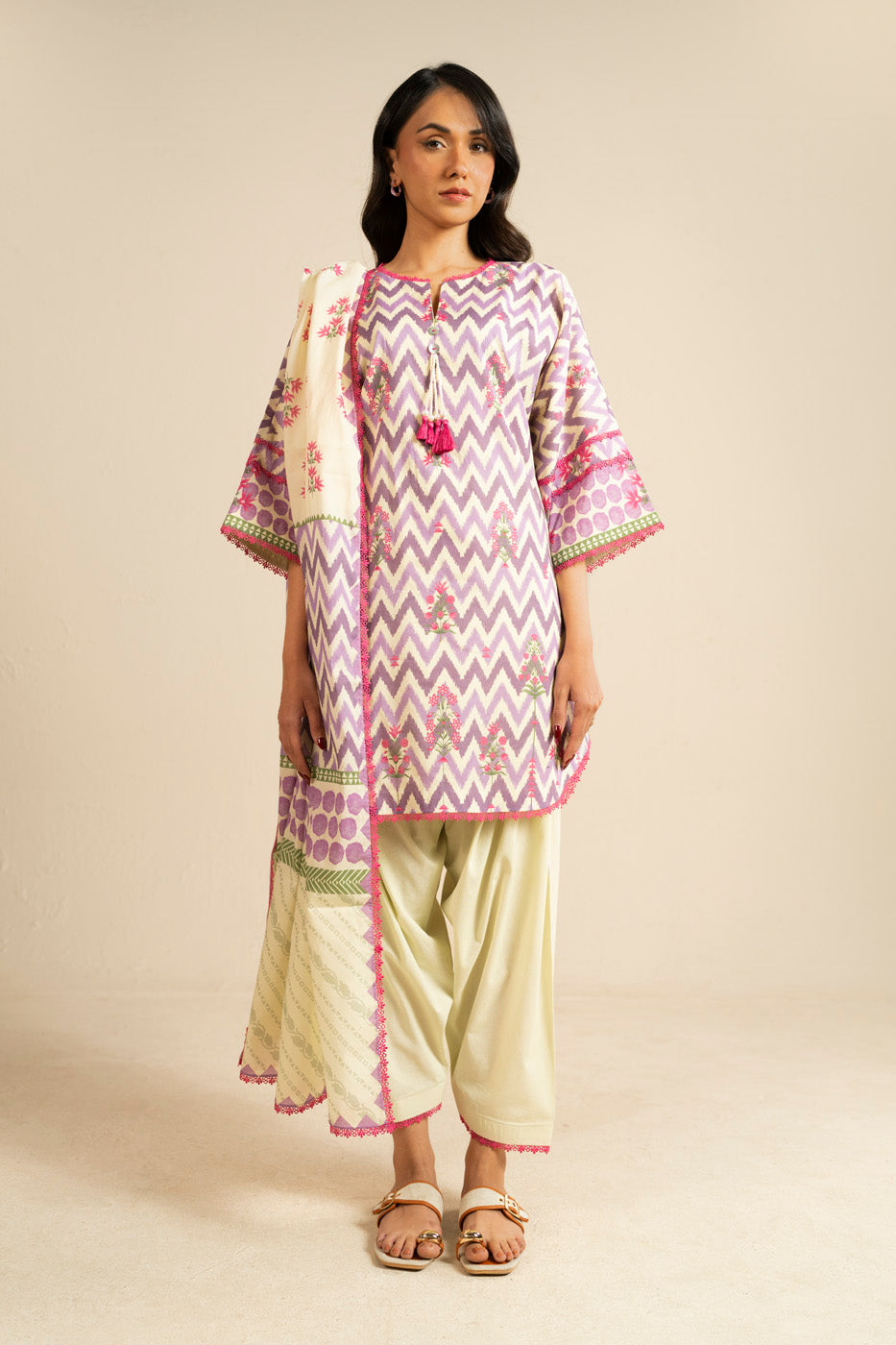 Alkaram Luxury Prints 3pc Un-stitched Summer Collection’26 – EC97-26-PURPLE