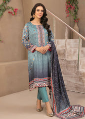 Tawakkal Fabrics Printed Satin Suits Unstitched 3 Piece TWF23ST D-9742 – Winter Collection