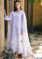 Q Line by Qalamkar Unstitched Chikankari Embroidered Lawn 3 Piece Suit QLK26UQL RP-14 ALEEN – Summer Collection