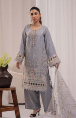 Zurr Khoobsorat'25 by AB Textile Embroidered Chiffon Suit Ready To wear 3 Piece - Formal Collection