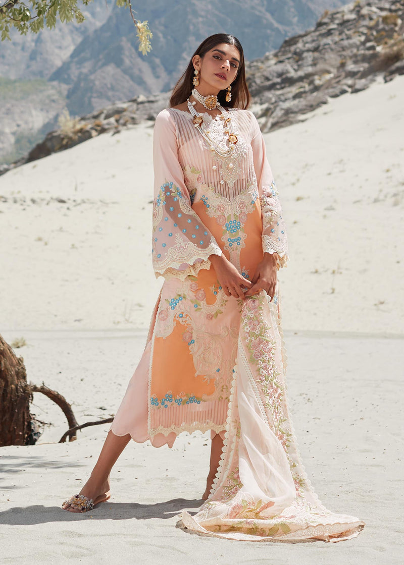 Crimson Luxury Lawn Eid Collection'23 -Marori Dreams - D8 B